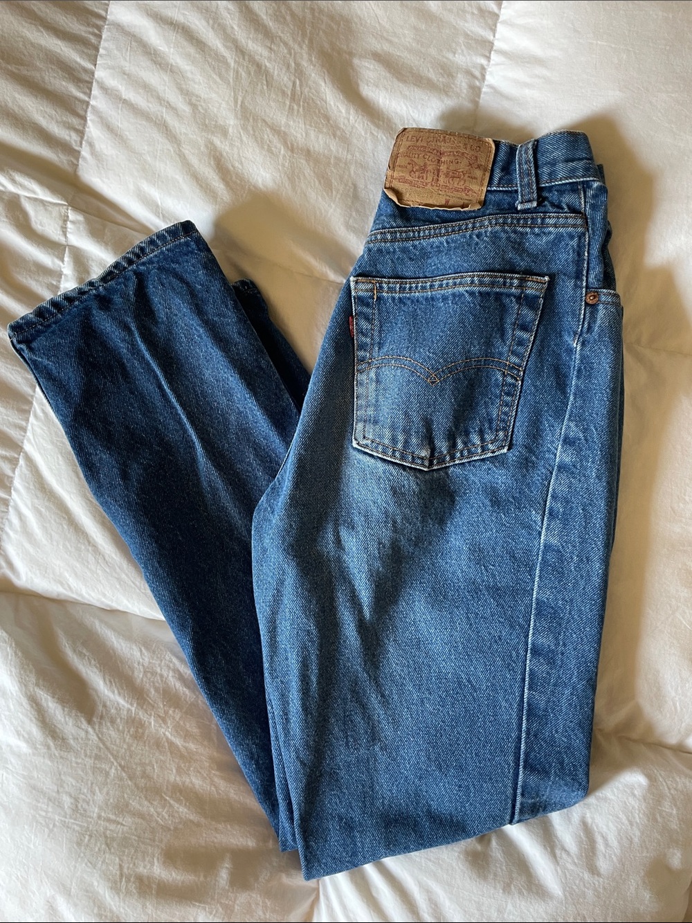100% Cotton VNTG Levi Mom Jeans Made is USA